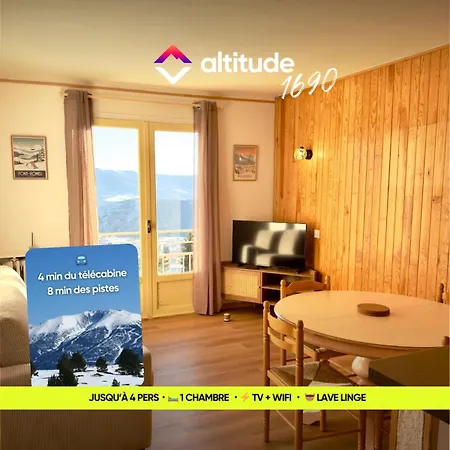 Altitude 1690 - Spacieux T2 Avec Balcon Et Belle Vue De Font-romeu